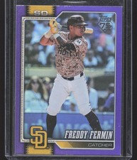 Topps 2026 Update Freddy Fermin Padres Us315 Purple Foil Board 202250