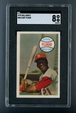 1970 Kellogg's #48 Curt Flood SGC 8 NM/MT #9630993