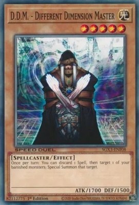 Yugioh! D.D.M. - Different Dimension Master - SGX3-ENF08 - Common - 1st Edition 
