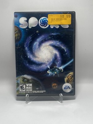 Spore Win/Mac DVD-ROM Space Building Game (2008) complete with manual