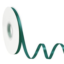 1/4 Inch x 50 Yards Teal Green Satin Ribbon Double Faced Solid Gift Wrap