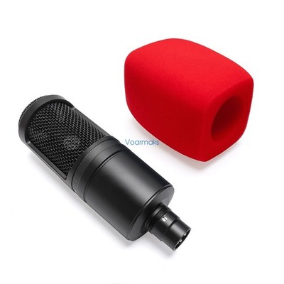 Foam Mic Cover for Audio-Technica ATR2500X AT4040 AT4033A AT4050 BP40 Microphone