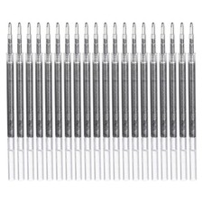 20Pack 1mm Gel Pen Refills for Coloring, Broad Point Sparkle, Dark Silver