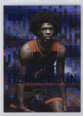2022 Skybox Metal Universe Champions Star Sapphire 69/75 Scoot Henderson 1f60