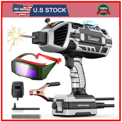 Portable Welding Machine 110V Handheld IGBT Inverter ARC Welder Gun Stick Welder