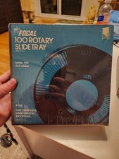 Brand New Vintage Kmart Focal Rotary Slide Tray Holds 100 2x2 Slides Sealed