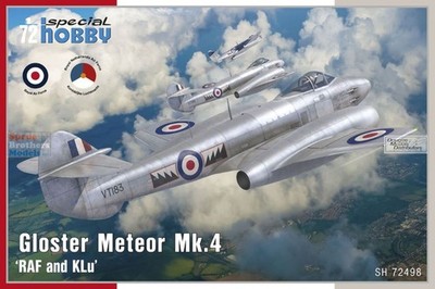 SPH72498 1:72 Special Hobby Gloster Meteor Mk.4 'RAF and KLu'