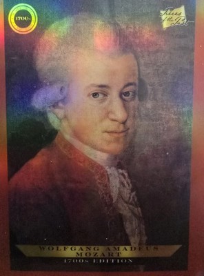 Pieces Of The Past - 1700s Edition - Wolfgang Amadeus Mozart - B-232 - # d 22/50