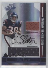 2008 Playoff Absolute Memorabilia 4/10 Steve Slaton #254 Auto 0s3