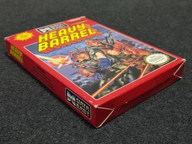 NES Nintendo HEAVY BARREL Complete CIB Box Game Data East Rare