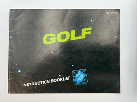 NES Golf 1985 Nintendo Entertainment System Cartridge + Manual Tested Working
