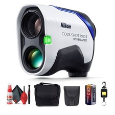 Nikon COOLSHOT Pro II Stabilized Rangefinder with Bag and Battery Kit Bundle