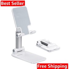 Cell Phone Stand, Angle Height Adjustable Cell Phone Holder with Silicon Pad ...