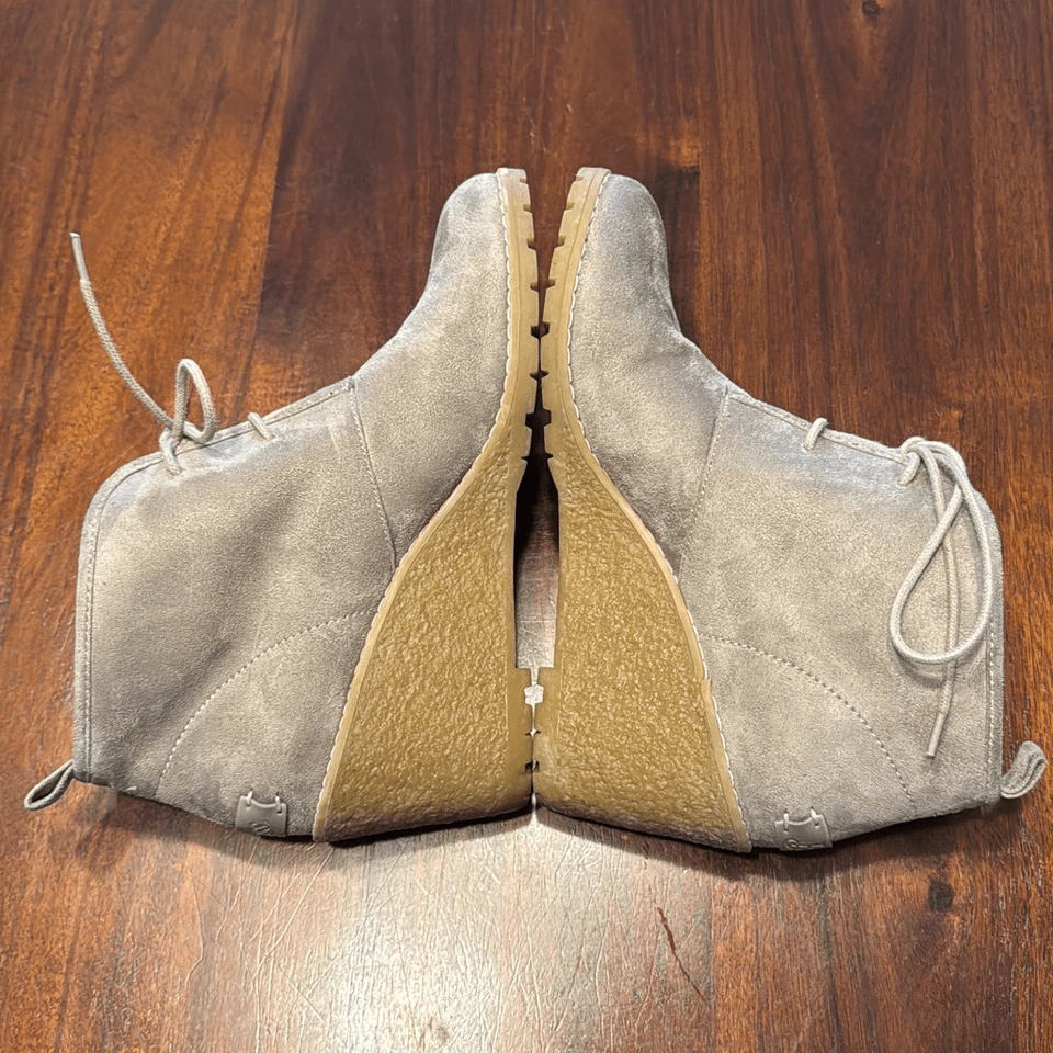 Botas de cuña Oxford de gamuza sintética gris Bass Cali para mujer EE. UU. 9 M Foto 3 de 4