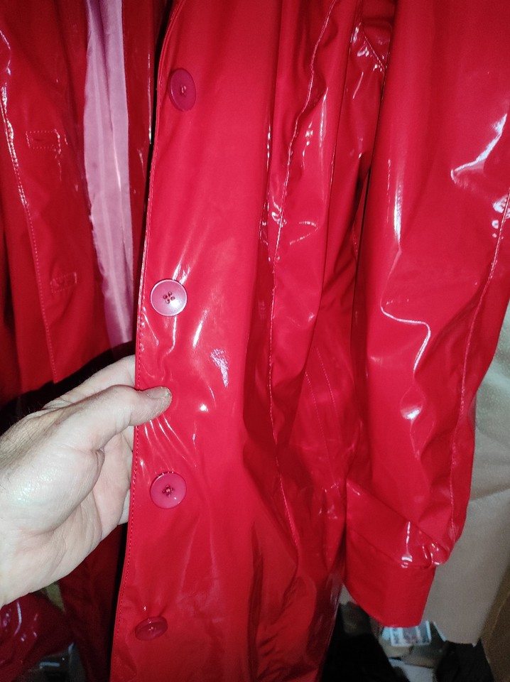 Lack-Handschuhe - Kurz, Rot | M / L | CAT-A01701R-M/L