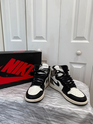 #ad Nike Air Jordan 1 Retro High OG Dark Mocha 555088 105 Sail Black size 8.5 $125.00