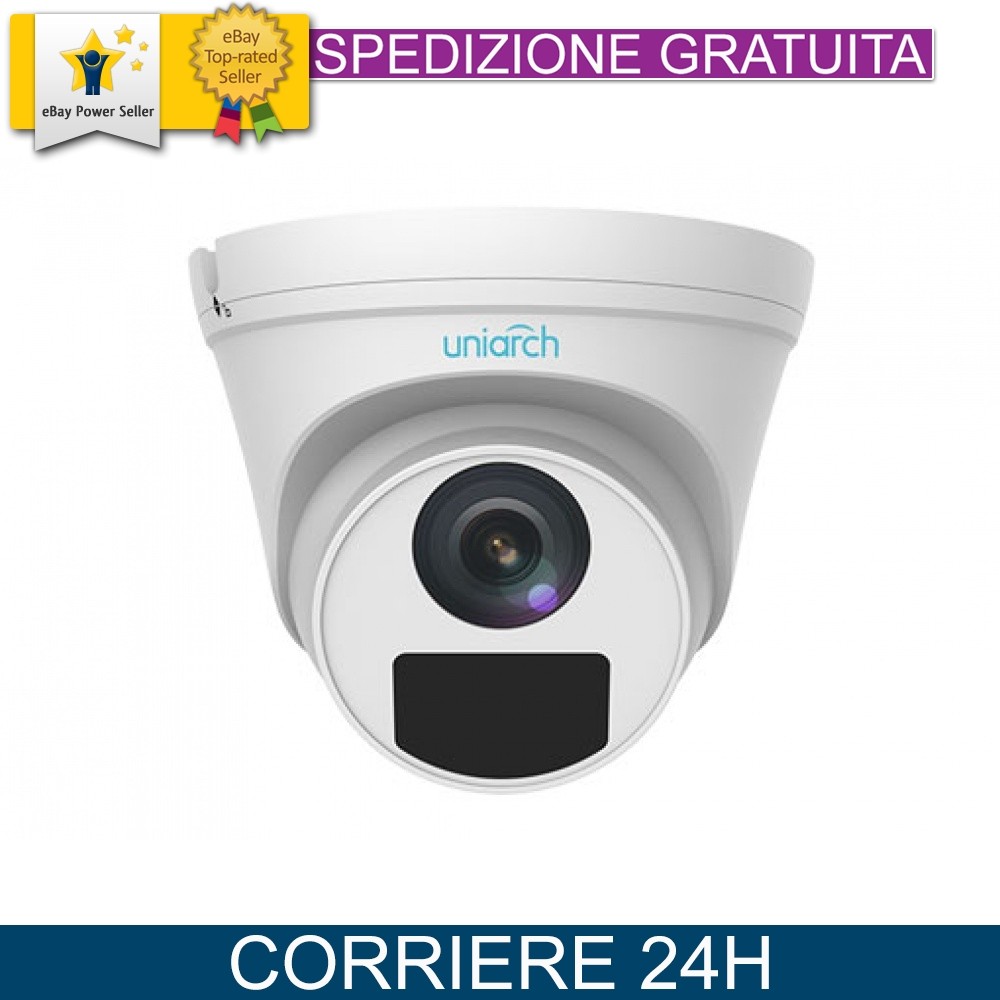 Mini Telecamera IP Uniarch 2MP: Sicurezza HD con Audio e Night Vision
