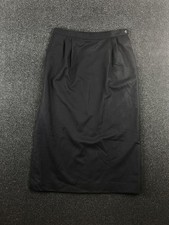 VINTAGE Pendleton Skirt Suit Set Womens Small Medium Navy Wool Made in USA 90s
