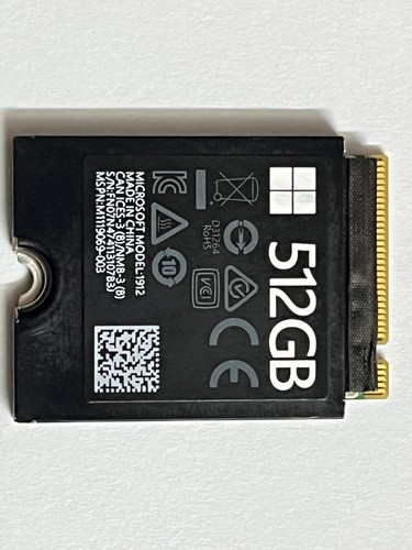 SSD Microsoft Surface Laptop Pro X modèle 1912 512 Go NVMe M.2 2230 PCIe 3 x4 - Photo 3/8
