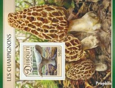 djibouti bloc-feuillet 523 neuf 2017 Champignons