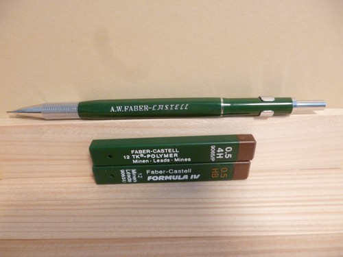Druckbleistift Faber Castell A W - TK 9555 HB 0,5 mm - Vintage Top Zustand