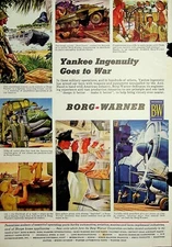 Original Borg-Warner AD: Yankee Ingenuity goes to War