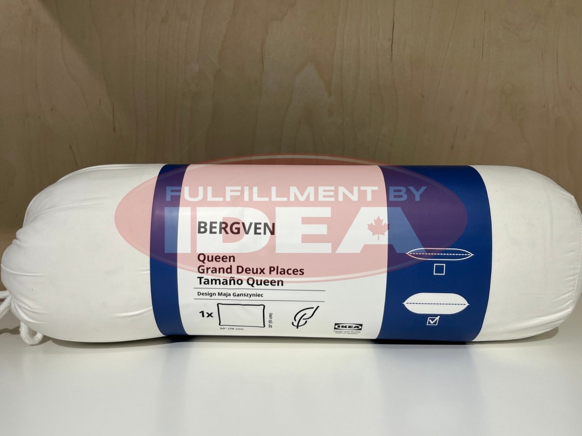 Brand New IKEA BERGVEN White High Pillow Queen 51x76 cm (20x30