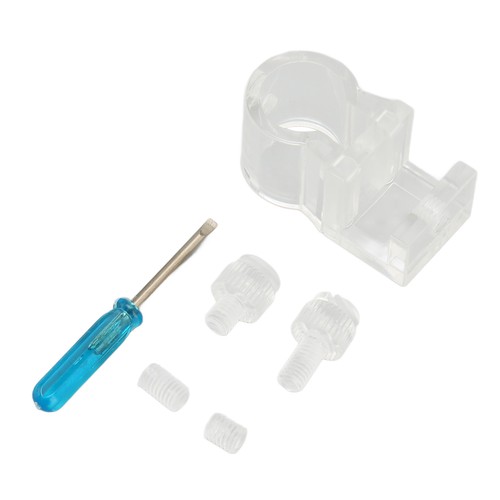 Aquarium Hose Clamp Split Type Fish Tank Water Pipe Clip Transparent For Water - Picture 10 of 12