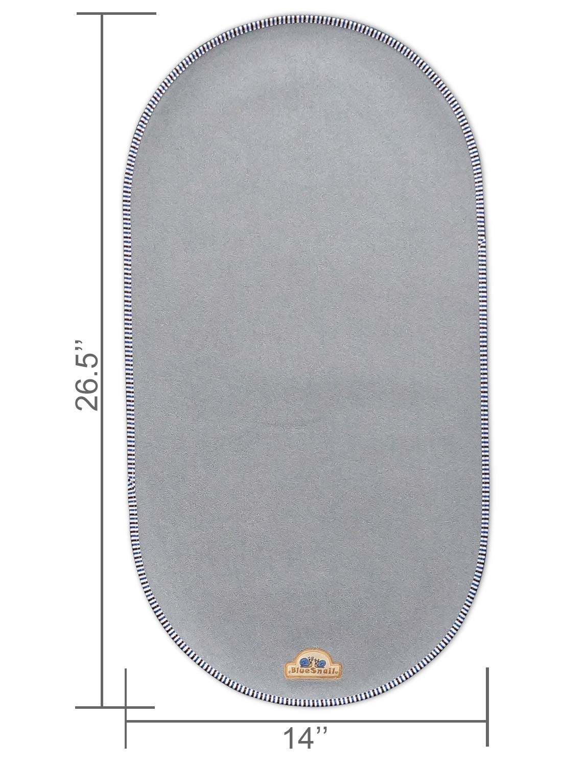 Waterproof Changing Pad Liners - 3 Count - Gray - Bassinet Pad Liner