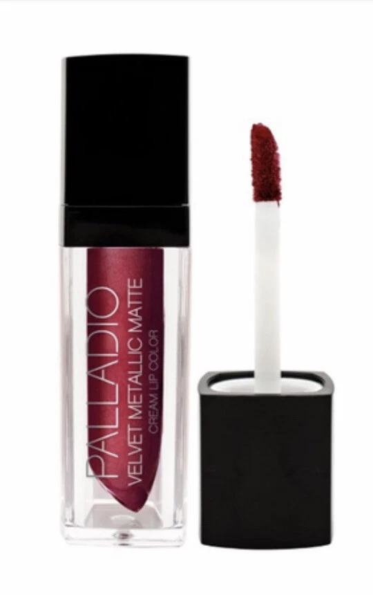 Palladio Velvet Matte Metallic Cream Lip Color Lavish Jewel Candy Pink Lipstick - Image 2 of 4
