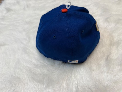 New York Mets New Era 59Fifty Blue Jackie Robinson Fitted Size 7 1/4 Hat - Picture 3 of 3