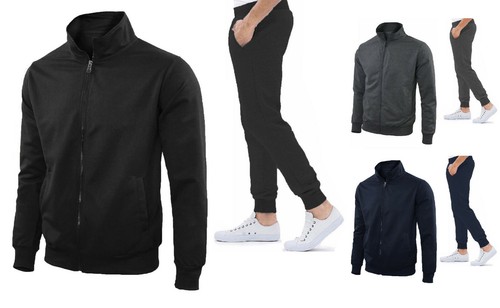 Tuta Uomo Invernale Felpata Completo Caldo cotone Sport Maglia Felpa  Pantalone | eBay