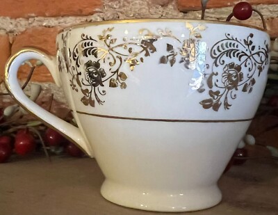Vintage Ostrow Princess Anne Tea Cup | 22K Gold Trim | Made in USA | Tea Party