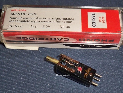Arista for EV 143 for Astatic 70ts CARTRIDGE NEEDLE for Ronette TO-400-222 - Picture 2 of 2