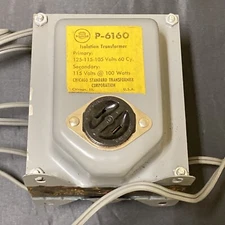 ESTATE PURCHASE: NOT TESTED Vintage Stancor P-6160 Transformer 105-115-125V