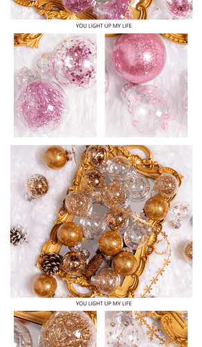 Christmas Tree Balls 24pcs 6cm Baubles Multicolor Ball Decor Pendants Gifts - Picture 5 of 13