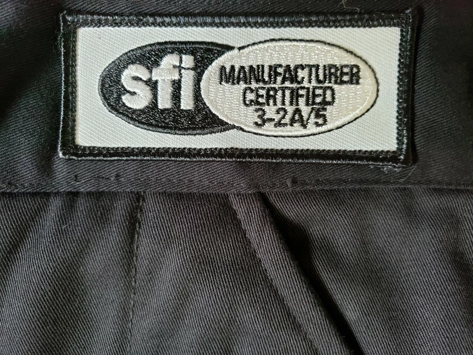 Calça de corrida multicamada G-Force adulto pequena preta GF525-SFI 3.2A/5 - Imagem 3 de 4