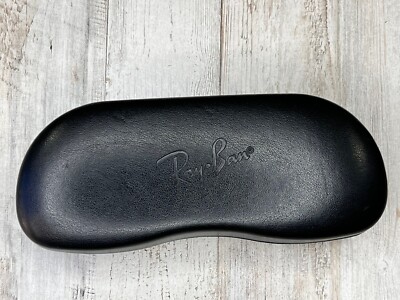 Ray Ban Hard Clam Shell Eye Glasses Protective Case Black 