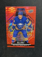 22-23 UD Allure Hockey Red Rainbow 62 Dylan Cozens