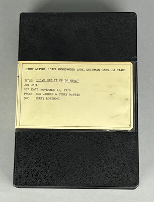 3M UCA Broadcast Video Cassette ''I've Had It Up To Here'' Bill Bixby Jerry Mcphie