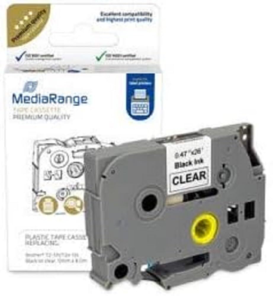 MediaRange Kunststoff-Schriftbandkassette, für/ersetzt Brother® TZ-631/TZe-631,