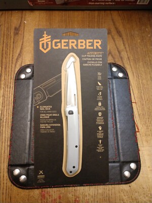 Gerber Affinity Folding Knife  3.6'' 7CR17MOV SS Blade Aluminum &SS Handle 3.1 OZ