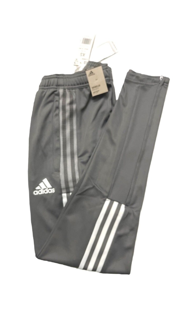 Adidas Men's Tiro 21 Track Pants Grey/White (Activewear Adidas Men's Tiro 21 Track Pants Grey/White (Activewear