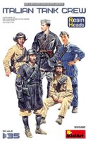 MiniArt 35500 Italian Wwii Tank Crew (Resin Heads) Scale 1/35