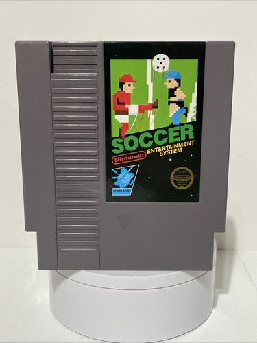NES Nintendo Soccer Unpunched Hang Tab Box 5-Screw Game w/ Manual Rare CIB - Picture 7 of 13