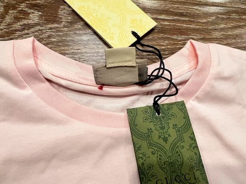 NWT Gucci Pink T Shirt In It’s Original Box, Sz Girls 12 Or Women XS - Picture 4 of 14