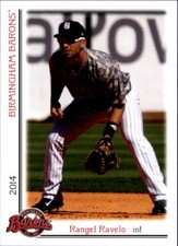 2014 Birmingham Barons Grandstand #20 Rangel Ravelo Havana Cuba Baeball Card