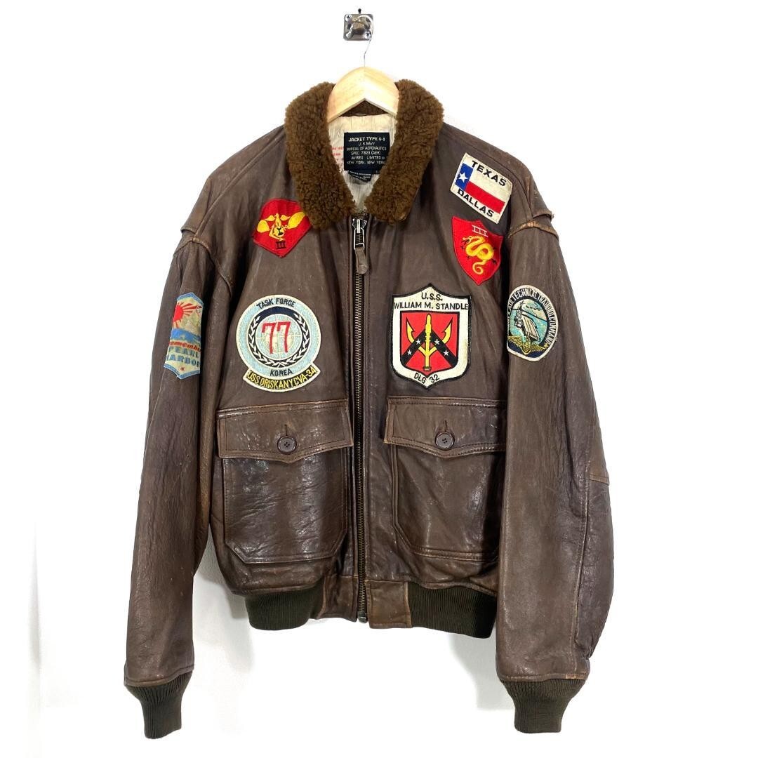 AVIREX JACKET TYPE G-1 U.S NAVY アヴィレックス レザー AVIREX JACKET TYPE G-1 U.S NAVY アヴィレックス レザー