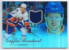 2014-15 FLEER SHOWCASE FLAIR GRIFFIN REINHART JERSEY 1 COLOR NEW YORK ISLANDERS