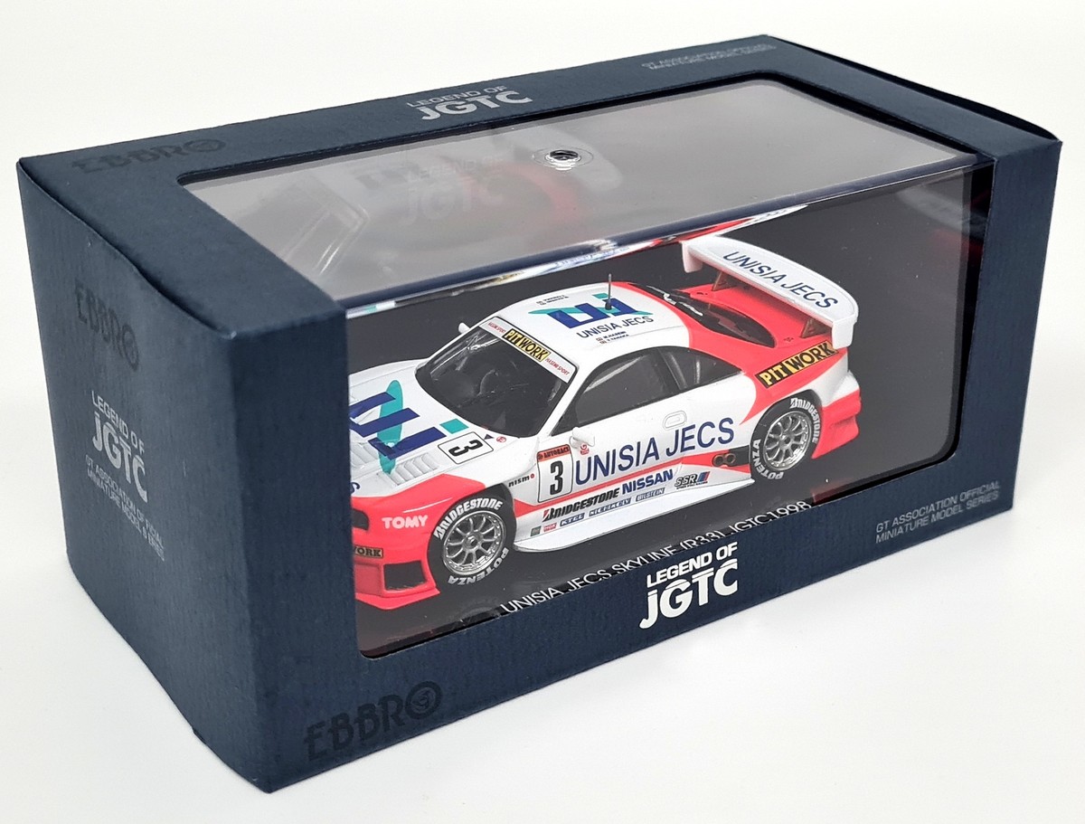 Ebbro 1/43 Nissan Skyline GT-R R33 JGTC 1998 Unisia Jecs #3 Ebbro 1/43 Nissan Skyline GT-R R33 JGTC 1998 Unisia Jecs #3